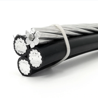 0.6/1KV conducteur aérien en aluminium groupé par antenne 4x35mm2 NFA2X catégorie de câbles et de fils torsadés autoportants