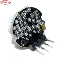 Modul Sensor PIR Mini #40116 SR602, detektor gerakan inframerah pyroelektrik dengan braket saklar Sensor, Kit elektronik