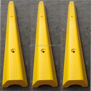 Topes de Ruedas de Goma Resistentes con Franjas Reflectantes Amarillas para Estacionamientos y Garajes Geelian GL-DWQ-P1/<span class=keywords><strong>P2</strong></span> - Product Image 5