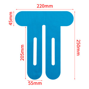 Patch musculaire pour le genou, pré-découpé, en coton épais et élasthanne, pour la course à pied, le marathon, le sport, protection élastique, bandage de soutien, genouillère - Product Image 6