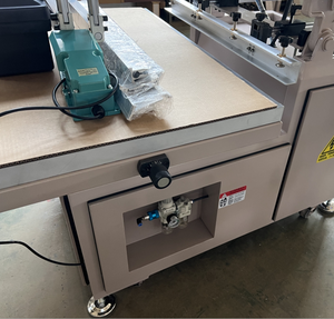 Haute productivité automatique une couleur sérigraphie imprimante plat sérigraphie machine machine de sérigraphie pour bouteille en plastique - Product Image 3