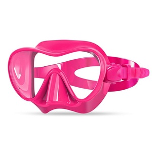 Máscara de buceo de mar de silicona para adultos de marca personalizada, máscara de buceo sin marco para buceo, esnórquel, apnea - Product Image 2