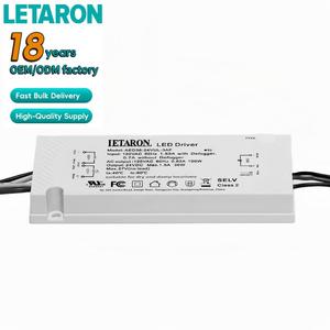 레타론 90W UL 100-120VAC에서 24V 90W 3750mA로 변환하는 LED 드라이버, 미러용 FCC 디포깅 정전압 전원 공급 장치 - Product Image 1