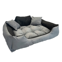 Nouveau Lit Niche Confortable Toutes Saisons pour Animaux de Compagnie, en Peluche Premium Lavable à Motif Uni pour Chats et Chiens (Vente en Gros)