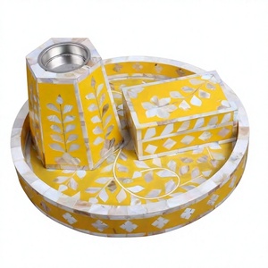 Elegante Quemador de Incienso con Incrustaciones de Madreperla, Mubkhar Árabe Personalizado, Religioso, Hecho a Mano, Ecológico y de Lujo - Product Image 1