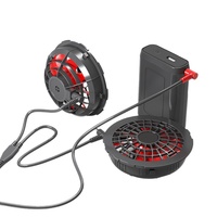 24V Tragbarer Kühlanzug mit Lüfter, Kühlkleidung für Männer, Hochtemperatur-Arbeitskleidung, Bürstenloser Motor, 8 Geschwindigkeiten