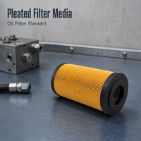 Elemen Pengganti Kartrid Filtrasi Oli MF4002P10NBP01 untuk Servis Peralatan Industri