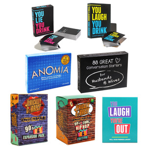 88GREAT Juego <span class=keywords><strong>de</strong></span> Mesa <span class=keywords><strong>de</strong></span> Diálogos para Parejas, Juego <span class=keywords><strong>de</strong></span> Cartas en Versión Inglesa, Juego Interactivo para Adultos, Entretenimiento en Interiores, Material <span class=keywords><strong>de</strong></span> Papel - Product Image 5