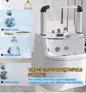 Moderni gatti toelettatura vasca da bagno sterilizzazione ozono cane SPA toelettatura vasca da bagno piccoli animali vasca da bagno con luci a LED - Product Image 5