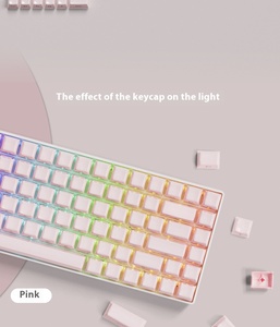 XVX Jelly Crystal Keycaps Side Print 113keys <span class=keywords><strong>Double</strong></span> Shote DIY OEM Profile Keycaps mờ cho bàn phím cơ Cherry MX - Product Image 3