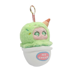 Porte-clés en peluche exquis et adorable en forme de crème glacée, figurines de boîte mystère et jouets Gachapon, cadeau de 100-120 mm - Product Image 3