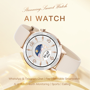 Reloj Inteligente IP68 Resistente al Agua con IA, WhatsApp, Telegram Chat, Pantalla AMOLED <span class=keywords><strong>de</strong></span> 1.32'', Monitor <span class=keywords><strong>de</strong></span> Ritmo Cardíaco, Reloj Inteligente Deportivo con NFC - Product Image 1