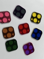 Cadre en alliage d'aluminium usiné CNC pour accessoires de smartphone iPhone 14 avec boîte d'anode de couleur et couvercle de protection d'objectif