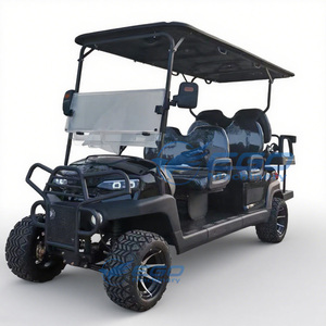 Carrito de golf eléctrico premium de 6 plazas directo de fábrica china, ideal para campos de golf y villas - Product Image 1