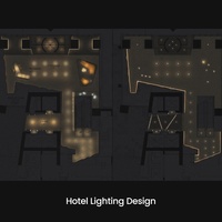Iluminación Moderna Personalizada para Hoteles - Lámparas LED de Ahorro de Energía y Solución de Diseño Profesional para Espacios de Hostelería