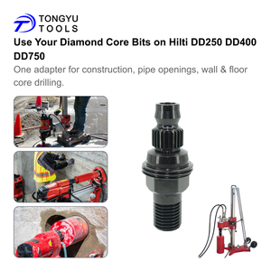 花键DD-BU适配器至1-1/4 “UNC M & 1/2” BSP F，适用于Hilti DD250 DD400 DD750金刚石岩心钻机的岩心钻头转换器 - Product Image 5