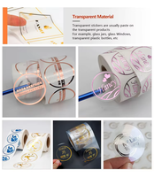 Étiquettes holographiques de sécurité 3D en papier synthétique imperméable personnalisées anti-contrefaçon pour l'emballage des appareils photo
