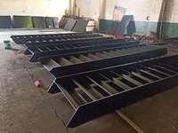 Escaliers intérieurs en métal, escaliers extérieurs préfabriqués en acier doux, escaliers droits
