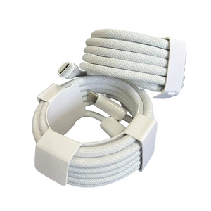 Câble de charge rapide 240W pour ordinateur portable PC, câble USB-C vers USB-C tressé en nylon de 2 mètres, bloc d'alimentation PD pour tablette iOS Android - Product Image 1