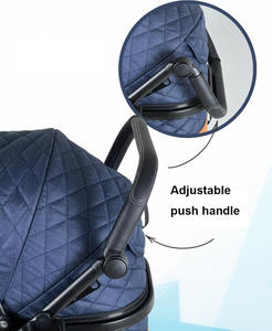 2025 nuevo modelo de lujo 3 en <span class=keywords><strong>1</strong></span> cochecito de bebé cochecito plegable portátil cochecito de bebé con asiento de coche para viajes - Product Image 6