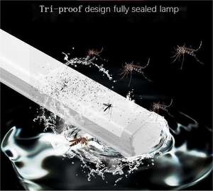 トライプルーフT8チューブライト3000K4000K6500KLedバッテンライト28W36W48Wワークショップ駐車場ガレージLedリニアライト - Product Image 6