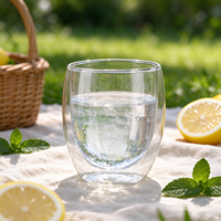 Tasse à thé mignonne double paroi en verre, tasse à lait et café en forme d'ours, mug à bière isolé, cadeau mignon – Vente en gros