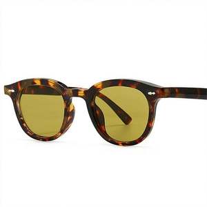 Gafas de Sol Cuadradas Vintage Anti Luz Azul Personalizadas 2023, Gafas de Sol con Marco Pequeño de Leopardo para Hombre y Mujer - Product Image 4