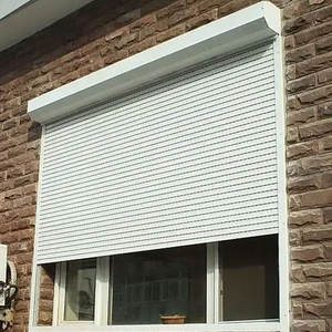 Stores enrouleurs modernes en alliage d'aluminium vertical, <span class=keywords><strong>anti</strong></span>-effraction, avec moustiquaire en acier inoxydable, vente directe usine - Product Image 4