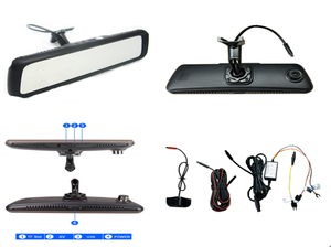 Bán Chạy Nhất 9.66 Inch Camera Ẩn Đầu Ghi Hình Hệ Thống Ống Kính Kép 1080P Camera Lùi Ô Tô Gương Chiếu Hậu Ô Tô - Product Image 4