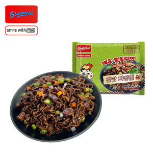 SINOMIE Factory Korean <span class=keywords><strong>Jja</strong></span> Jiang Ramen Fideos de salsa frita Fideos coreanos Ramen Buldak - Product Image 1