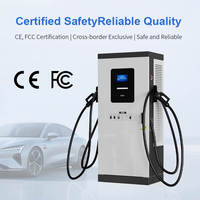 Borne de recharge commerciale OLINK DC EV 360 kW CCS2 à double connecteur, rapide, intelligente, OCPP, étanche IP65, à poser au sol