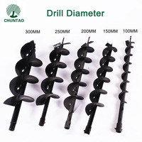 Tarière à essence haute puissance 62CC Machine industrielle/bricolage Post Hole Digger et tarière de sol de plantation d'arbres pour jardin en vente