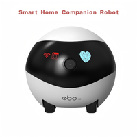 Robot compagnon pour animaux domestiques EBO Smart Home, télécommande, interaction bidirectionnelle, robot de surveillance à domicile pour animaux