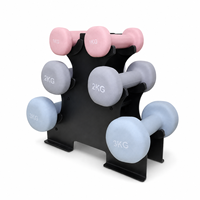 Haltère de musculation en PVC de 1 kg - Haltère en fonte givrée résistant à l'usure pour l'exercice physique, fabricant OEM ODM en gros