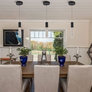 Minimalista Dimer burbuja cristal lámpara colgante 1 luces SKD LED luz colgante - Product Image 2