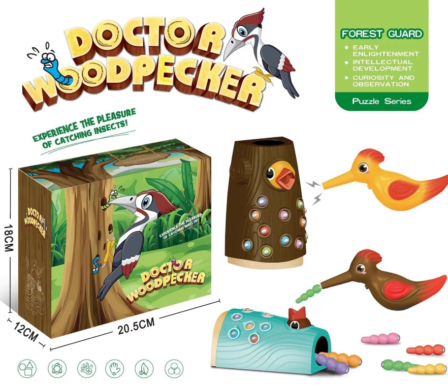 Pic attraper des insectes jeu [avec 12 insectes]