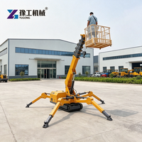 Mini-grue sur chenilles de 5 tonnes avec chenilles robustes pour le levage d'équipements sur sites miniers