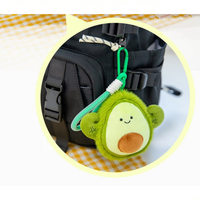 Porte-clés en peluche mignon en forme de fruits (banane, pomme, avocat) – Vente en gros, fabricant personnalisé, breloque de sac, cadeaux pour enfants