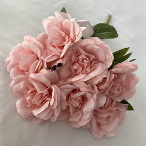 ดอกกุหลาบหิมะไหมประดิษฐ์ขนาดใหญ่ 7 หัว ตัวอักษรมงคล งานแฮนด์เมด สำหรับตกแต่งงานแต่งงาน ภายใน/ภายนอกอาคาร ของตกแต่งงานนิทรรศการ สไตล์ยุโรป - Product Image 5