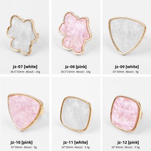 Palette de mélange pour nail art en métal et résine colorée, outil de beauté pour manucure et gel - Product Image 4