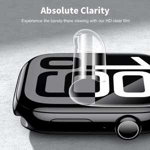 Protection d'écran en film TPU respirant ODM pour Apple Watch SE 4, auto-réparant, transparent, auto-adhésif, accessoire convivial pour montre connectée - Product Image 2