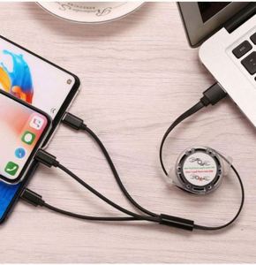 Câble de charge et de données 1,2 m 4-en-1 universel, style populaire, câble Type C, charge rapide - Product Image 6