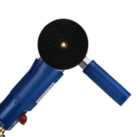 Meuleuse d'Angle Industrielle de 100 mm Sans Balais Filaire Pneumatique 8500 tr/min en Aluminium avec Interrupteur à Gâchette pour Ponçage Humide et Polissage