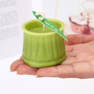 Bougie parfumée en forme de joint de bambou, style frais, aromathérapie, décoration d'intérieur, souvenir, cadeau d'anniversaire pour amis - Product Image 3