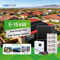 KEVOLT Solargenerator Solarstromsystem 10kW 20W 30kW Solar-Set Hybrid mit Batterie und Solarmodul-Kit