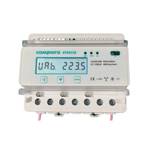 Compteur d'énergie numérique sans fil WiFi, RS485 Modbus, CT intégré, triphasé, rail DIN, prépayé - Product Image 5