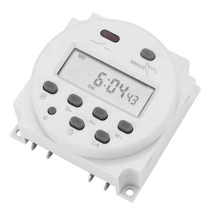 CN101A 12V/24V/110V/220V Interruptor de Control de Tiempo Digital de Doble Cuenta Regresiva y Micro Ciclo, Temporizador de 16A - Product Image 3