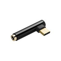 Goldebeschichteter Typ-C Audio-Adapter USB-C auf 3,5mm 2-in-1 Klinkenbuchse Kopfhörer-Aux-Konverter für Samsung Huawei Xiaomi Mobiltelefone