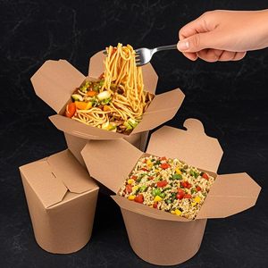 Hot Food Packaging <b>Box</b> 26oz Disposable Noodle <b>Box</b> with UV Coating & Embossing Glossy/Matt Lamination - Product Image 5