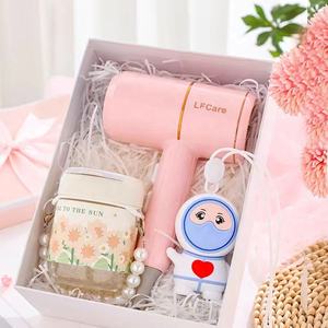 Anneler günü hediye kutusu pembe kozmetik ruj parfüm büyük boy hediye kutusu için ambalaj kutusu kağıt torba ile - Product Image 3